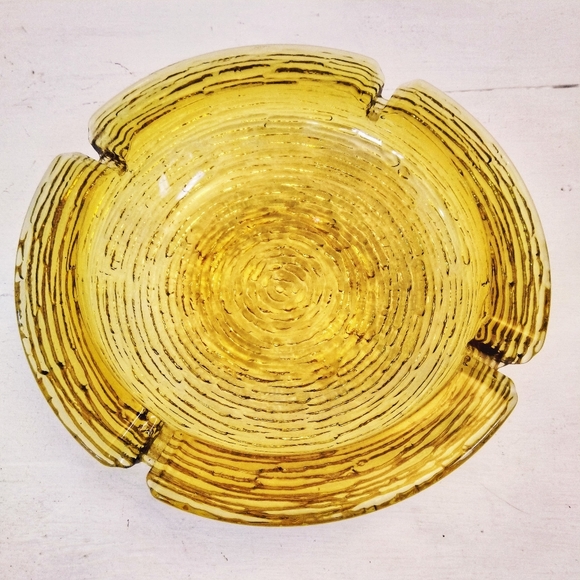 Vintage Anchor Hocking Yellow glass 3lbs. - Picture 1 of 3